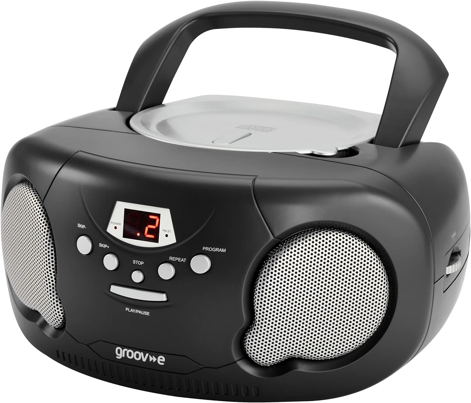 Groov-e Original Boombox Portable CD Player & Radio