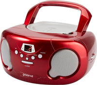 Groov-e Original Boombox Portable CD Player & Radio