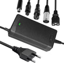 Universal 54.6V 2A Electric Scooter Charger, Bicycle Scooter Battery Charger with multiple connector