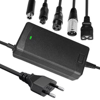 Universal 54.6V 2A Electric Scooter Charger, Bicycle Scooter Battery Charger with multiple connector