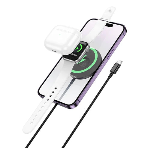 Hoco CW50 Fast 3-in-1 Magnetic Wireless Fast Charger