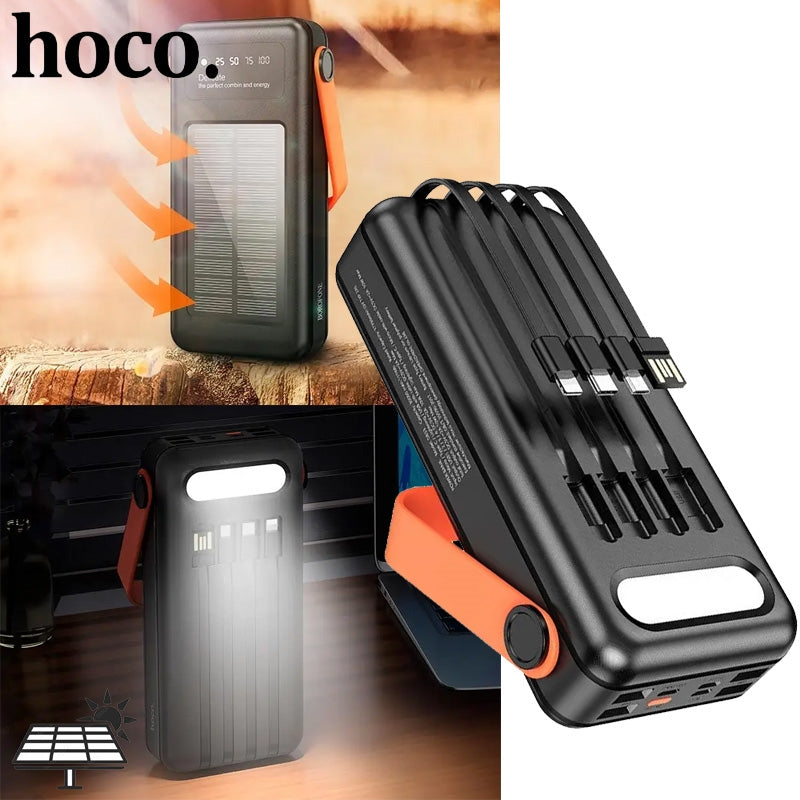 Hoco DB33 Plus Rising Solar Powered Power Bank (30,000mAh)