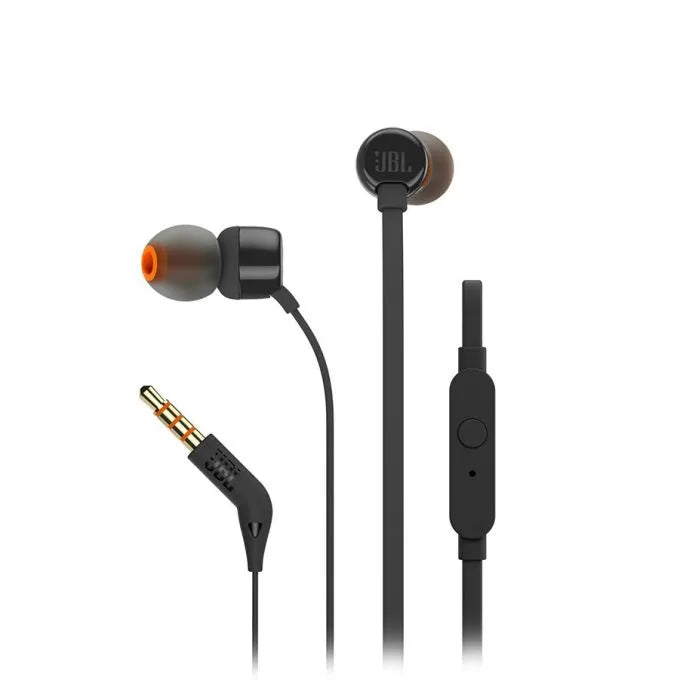 JBL T110 Wired In-Ear Headphones with JBL Pure Bass 2