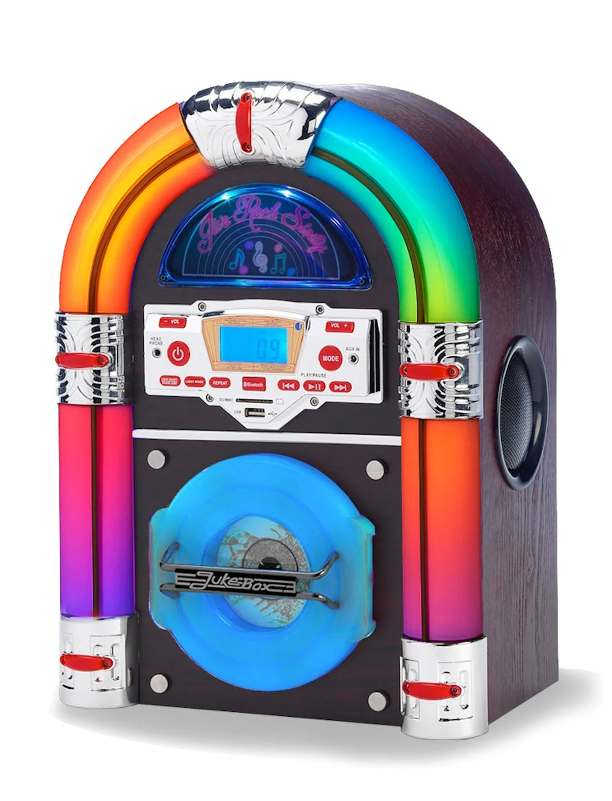 Steepletone Jive Rock Sixty Mini Jukebox & Bluetooth Speaker