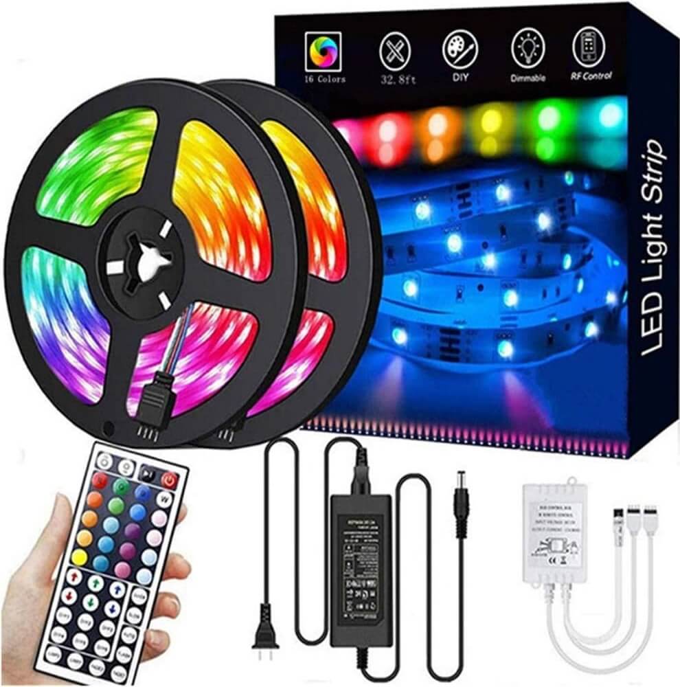 RGB Individually LED Light Strip 5m IP65 Waterproof Extension with Remote Control