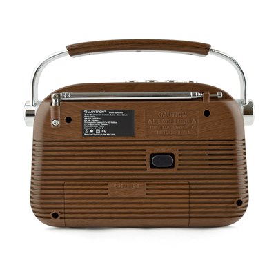 Lloytron FM/AM Rechargeable Portable Vintage Radio