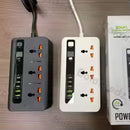 Universal Outlet EU/UK Plug Power Strip Timer Sockets With 2M Extension Cable- BKL-04