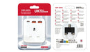 Ven-Dens SP-ADT03 UK Travel Adaptor
