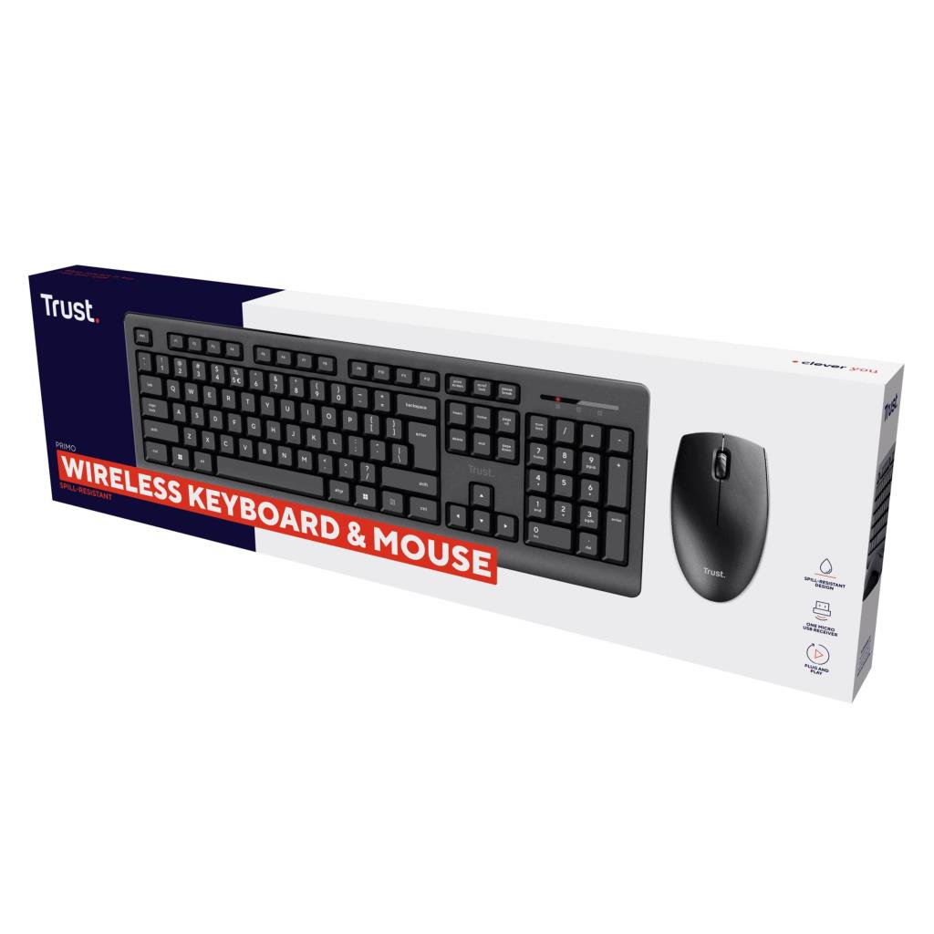TRUST PRIMO QWERTY WIRELESS DESKSET