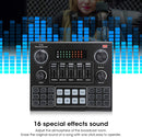 Live Sound Card V9 Bluetooth Stereo Noise Reduction Audio Mixer