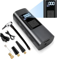 Jansite 6000mAh Rechargeable Tire Air Pump for Car, Bike, Motorcycle, Ball