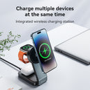 Hoco CQ3 Noble Foldable 3-in-1 Magsafe Wireless Fast Charger Dock