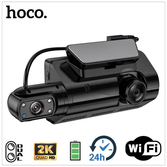 HOCO DI07 MAX Dual Camera Night Vision Wifi Dash Cam Recorder