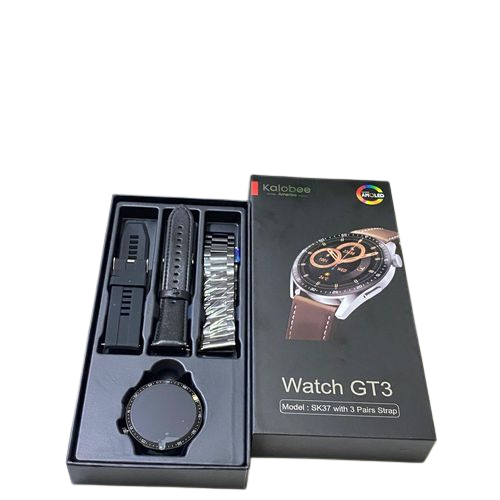 Kalobee America Smart Watch GT3- SK37 with 3 Pairs Strap