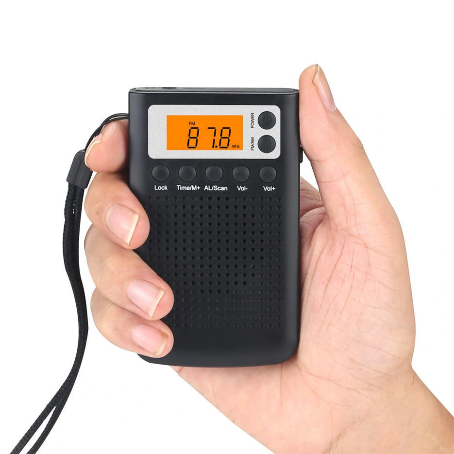 Portable  Multy-Use Pocket FM/ AM Radio