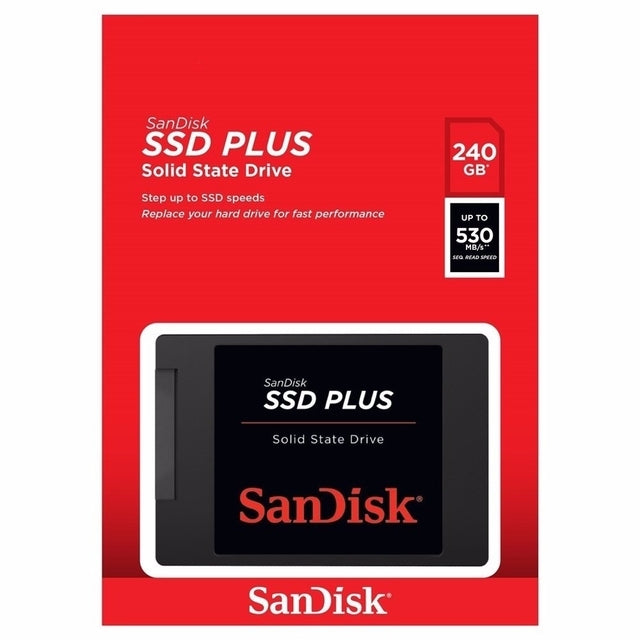 Sandisk SSD PLUS 20X Faster 530MB/s Read Speed