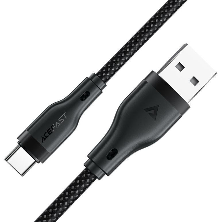 ACEFAST C8-04 (USB-A to Type-C) Charging Data Cable 3A Black