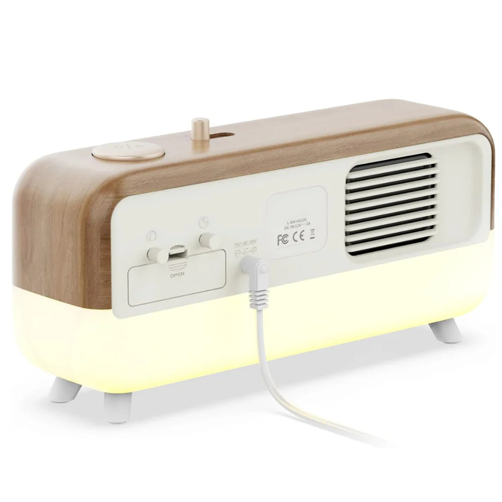 Steepletone Calm Sleep Sounds Speaker And Bedside Light Alarm Clock