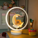 Steepletone Bedside Teddy Moon Ring Light