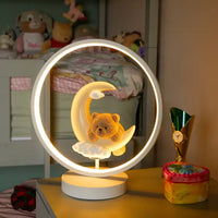 Steepletone Bedside Teddy Moon Ring Light