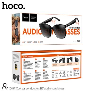 Hoco DI87 Cool BT Audio Sunglasses Black