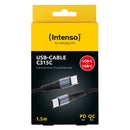 Intenso C315C Nylon Braided (USB-C to C) Cable (1.5m) 60W