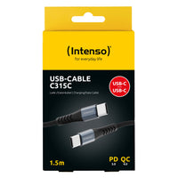 Intenso C315C Nylon Braided (USB-C to C) Cable (1.5m) 60W