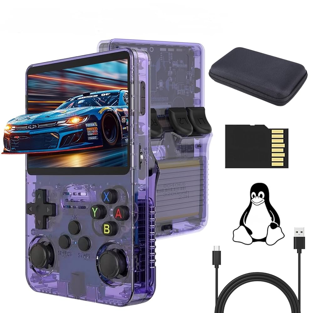128G R36S Open Source Retro Handheld Video Game Console
