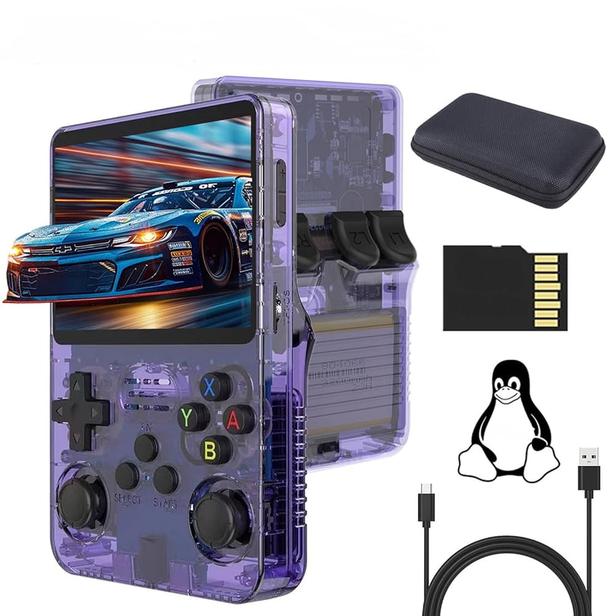 128G R36S Open Source Retro Handheld Video Game Console