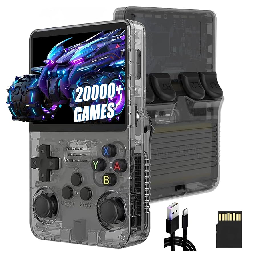 128G R36S Open Source Retro Handheld Video Game Console