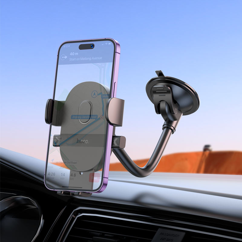 Hoco H20 Flexible Windshield Single Button Phone Holder