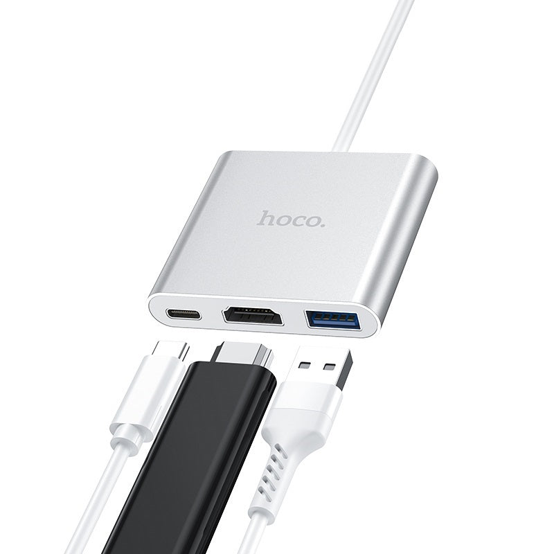 Hoco HB14 Easy Use Type-C to USB3.0+HDMI+PD Converter