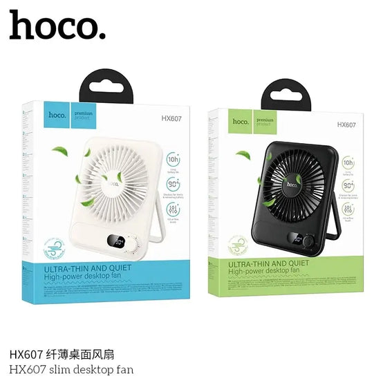 Ultra thin and quiet high-power desktop fan