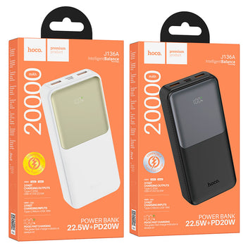 Hoco J136A Sirui (22.5W+PD20W) Fully Compatible Power Bank (20000mAh)