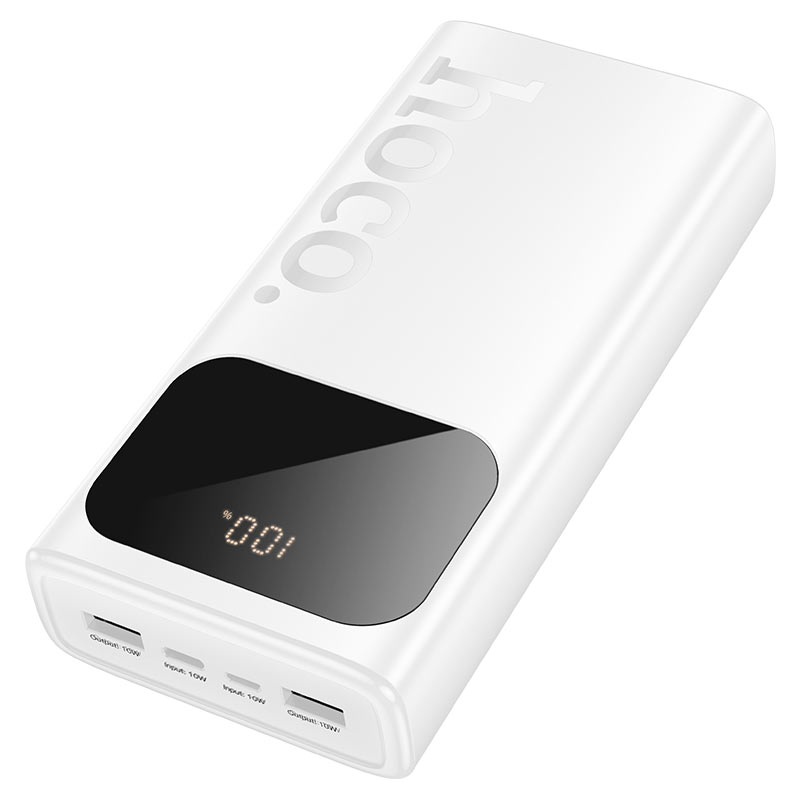 Hoco J144A Hymn Dual Output LED Digital Display Power Bank (30000mAh)