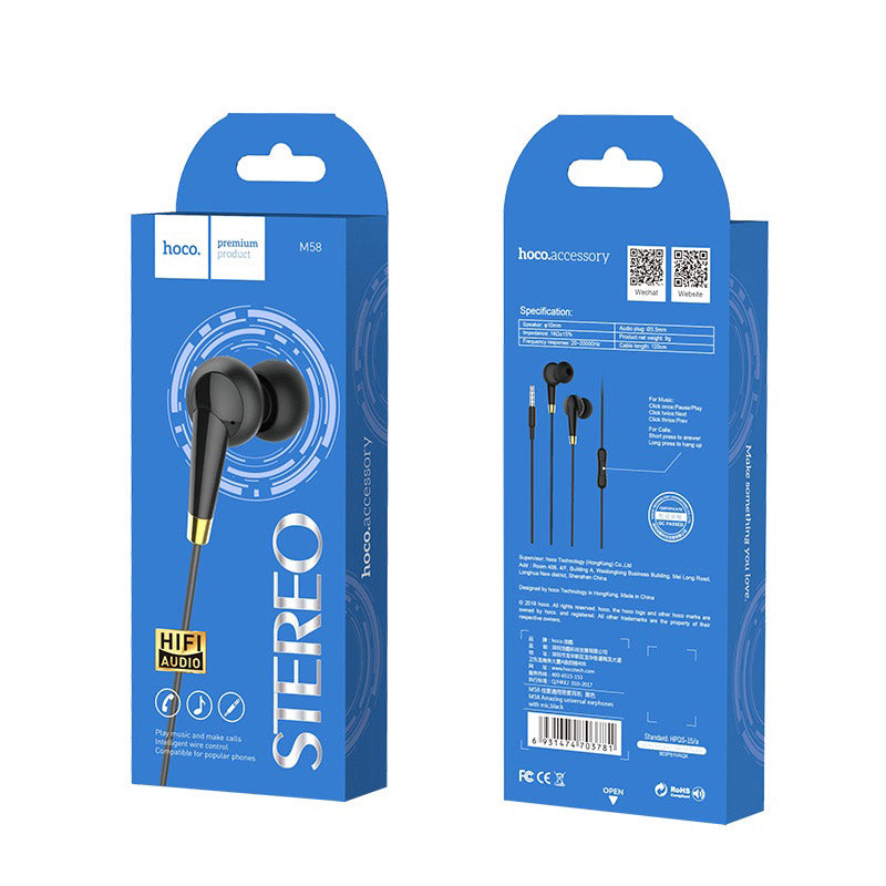 HOCO M58 Wired Earphones