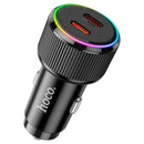 Hoco NZ14B Guerrero Dual Type-C Car Charger (50W)