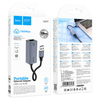 Hoco UA37 USB/Type-C to Ethernet Adapter (1000 Mbps)