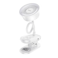 2 In 1 clip-on night light and high power fan