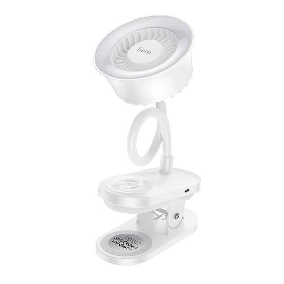 2 In 1 clip-on night light and high power fan