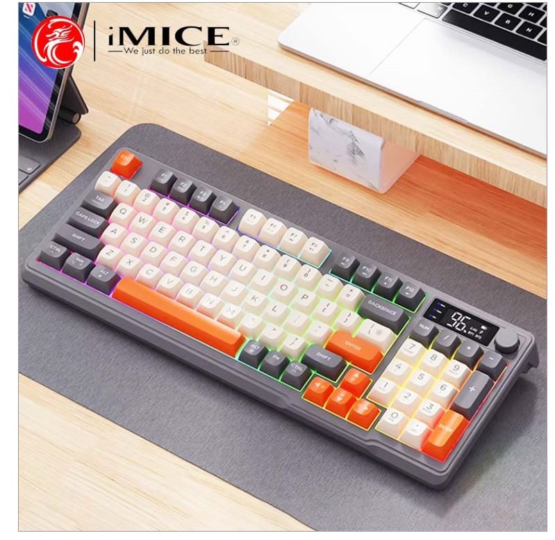 IMICE AK-100 Wired Colourful Atmosphere Gaming Keyboard
