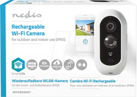 Nedis WiFi Smart Outdoor IP Camera (Rechargeable)