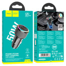 Hoco NZ14B Guerrero Dual Type-C Car Charger (50W)