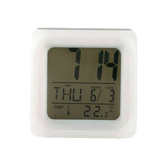 LED Color Changing Digital Alarm Clock