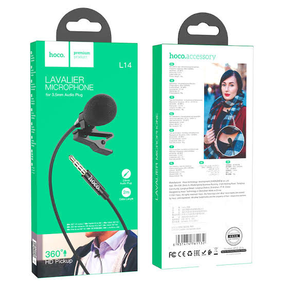Hoco L14 lavalier microphone