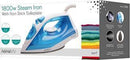 HomeLife 1800W Steam Iron – Non-Stick Soleplate