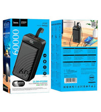 Hoco J123C Fully compatible power bank with digital display 60,000mAh