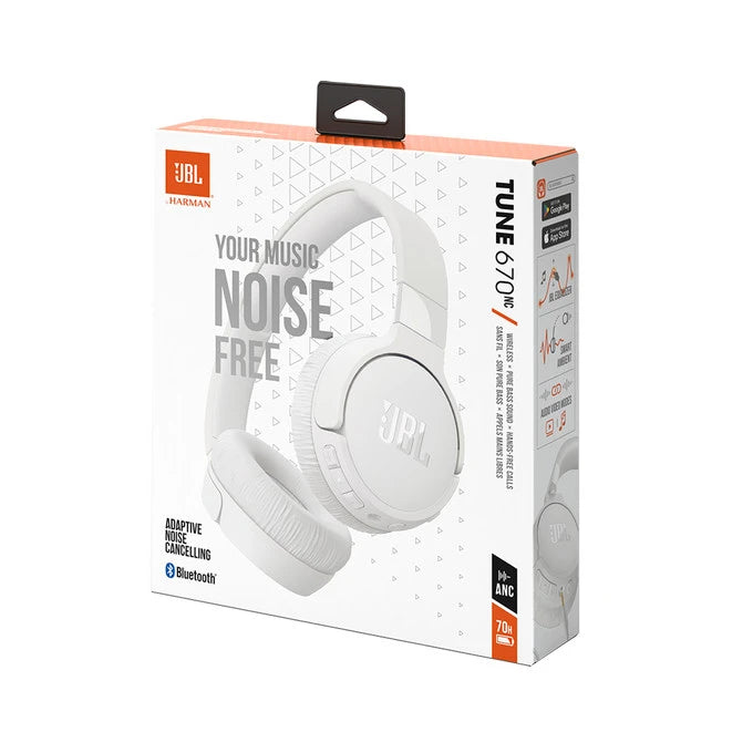 JBL Tune 670NC Noise Cancelling Wireless Bluetooth Headphones