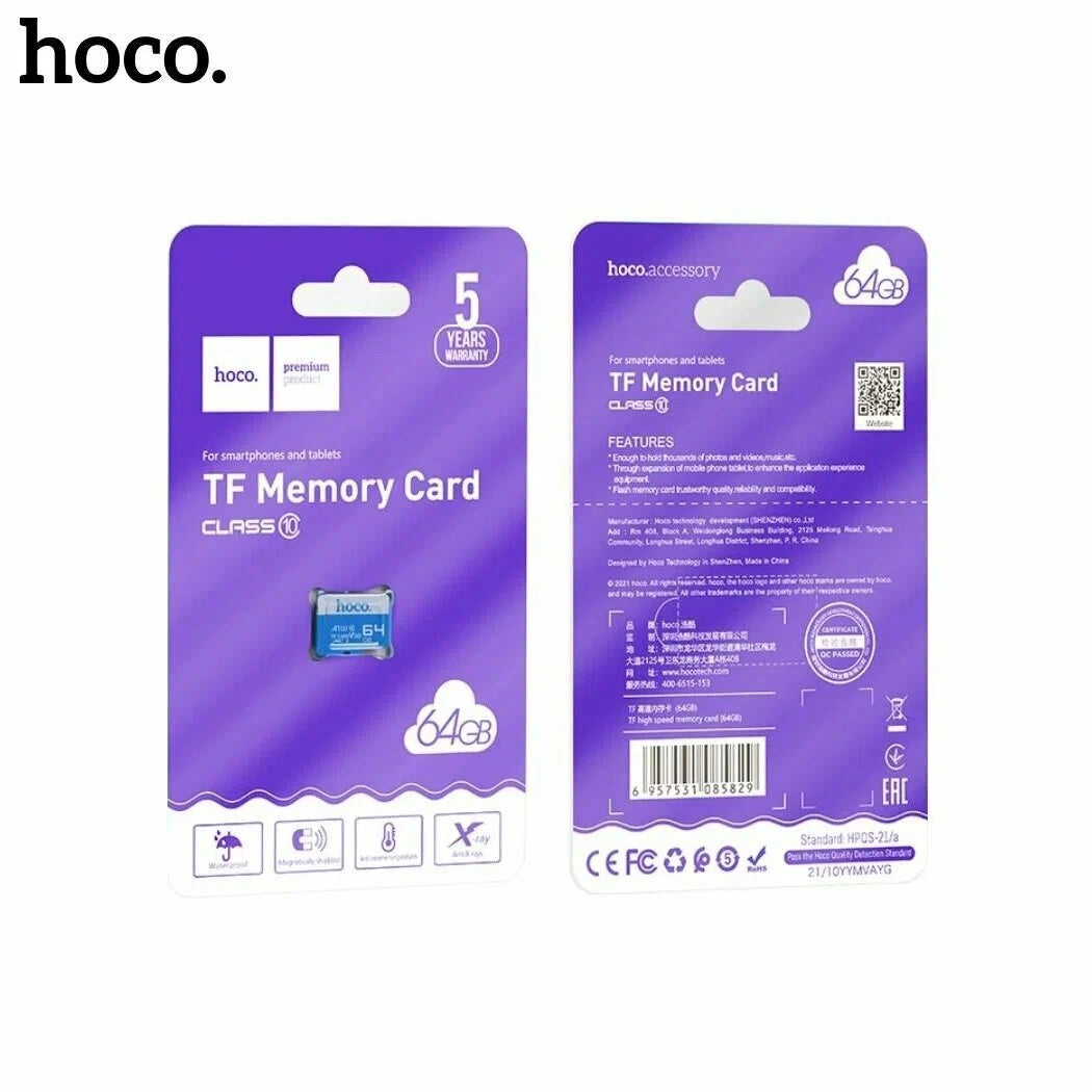 Hoco TF High Speed Class 10 (Micro SD) Card