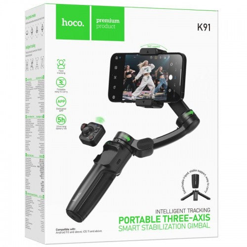 Hoco K91 Three-Axis Selfie Extendable Intelligent Gimbal